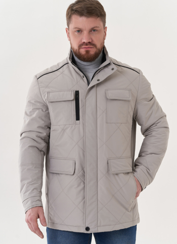 Мужская куртка серого цвета Мужская куртка серого цвета