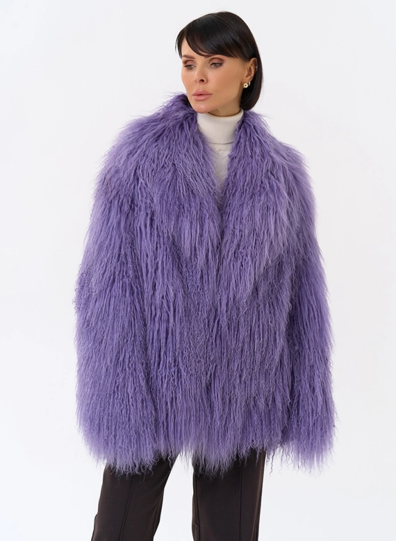 Шуба из ламы фото