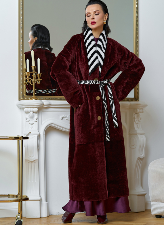 Двусторонняя женская дубленка из овчины SATINO