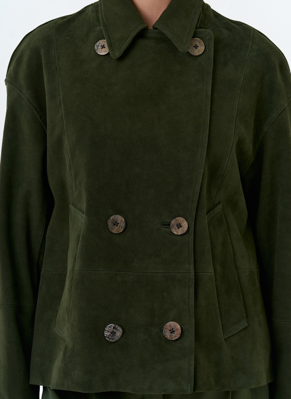 Женская куртка из натуральной замши